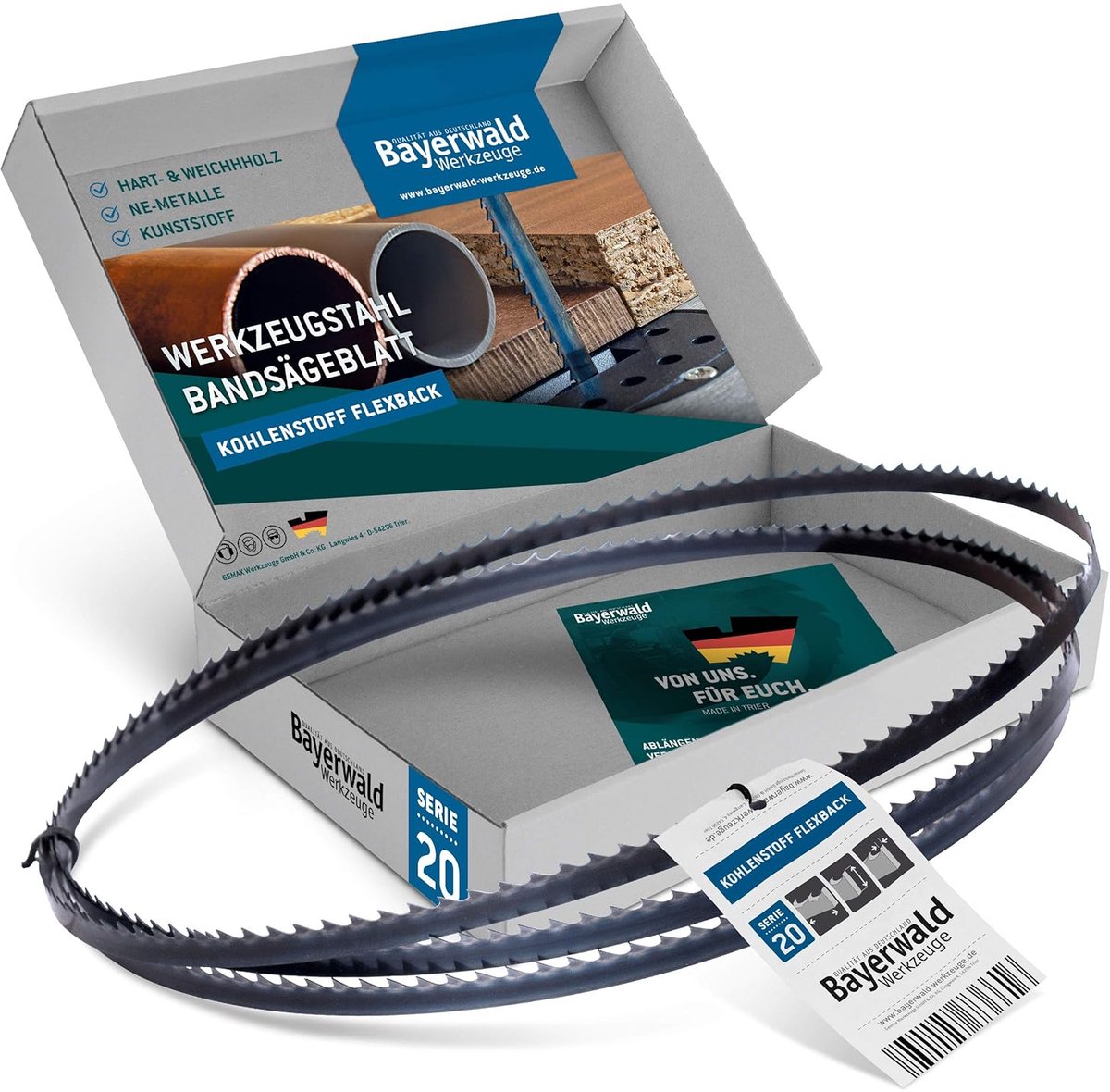 Bandzaagblad 1790 x 13 x 0.36 mm - Gereedschapsstaal - Geschikt voor hout en kunststof - Ideaal voor veelzijdig gebruik - ShopVlot