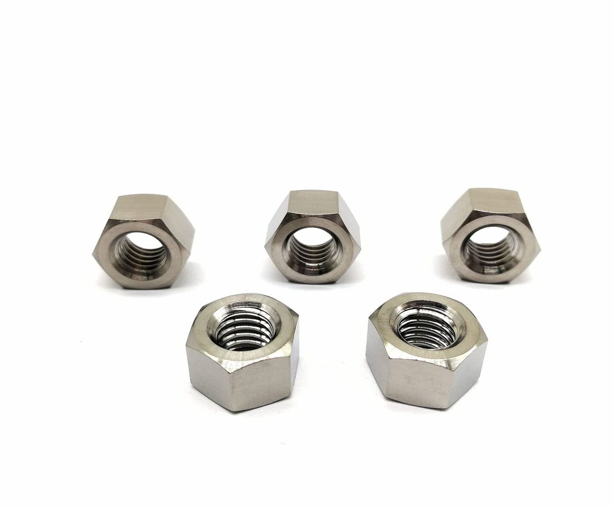 Titanium moer M3x0.5mm - GR5 titaniumlegering - DIN934 hex moeren - Geschikt voor hoogwaardige toepassingen - ShopVlot