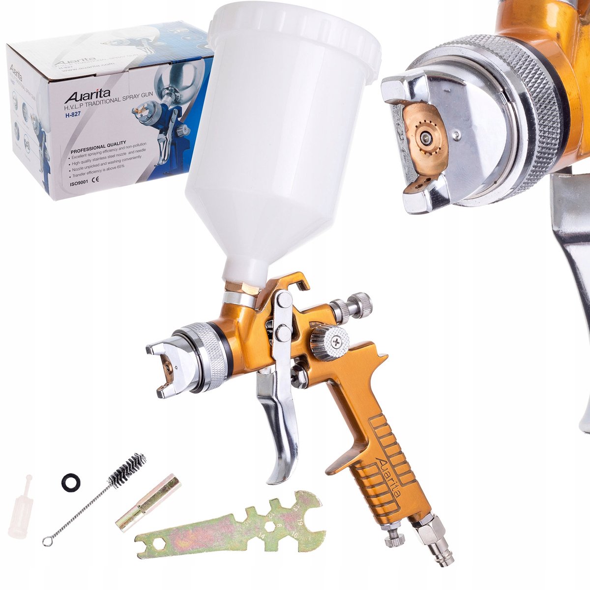Professioneel Spuitpistool met 2.0mm HVLP-spuitmond voor Lakken