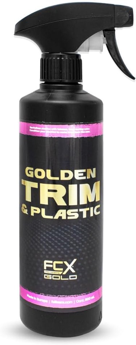 Auto Hydraterend Product 500ml - Gouden Trim & Plastic - Krachtige UV-bescherming - Verjonging en Polijsten - ShopVlot