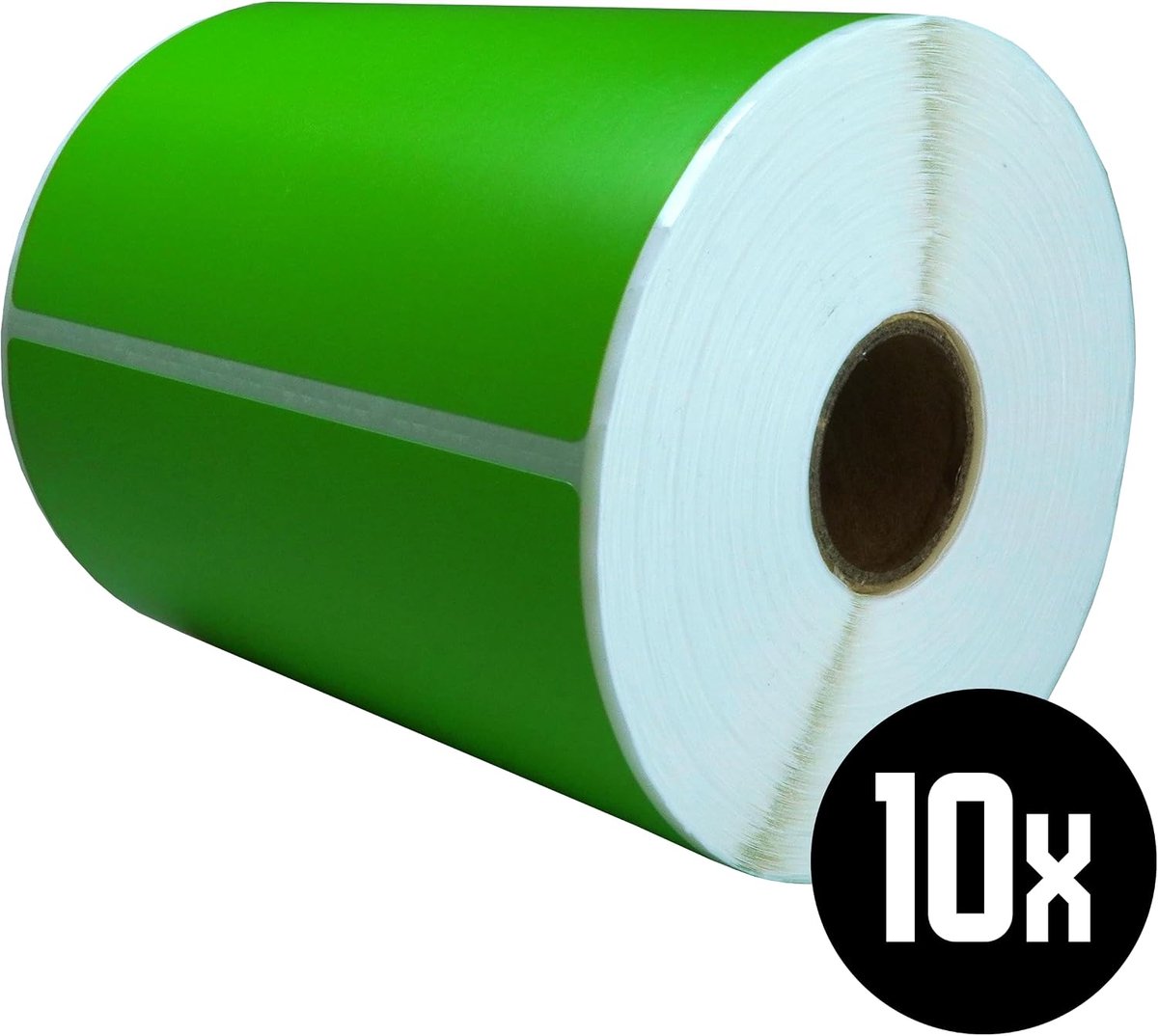 Zebra etiketten 102x152mm - Groen - Permanent - Geschikt voor verzendlabels - SnelShoppen