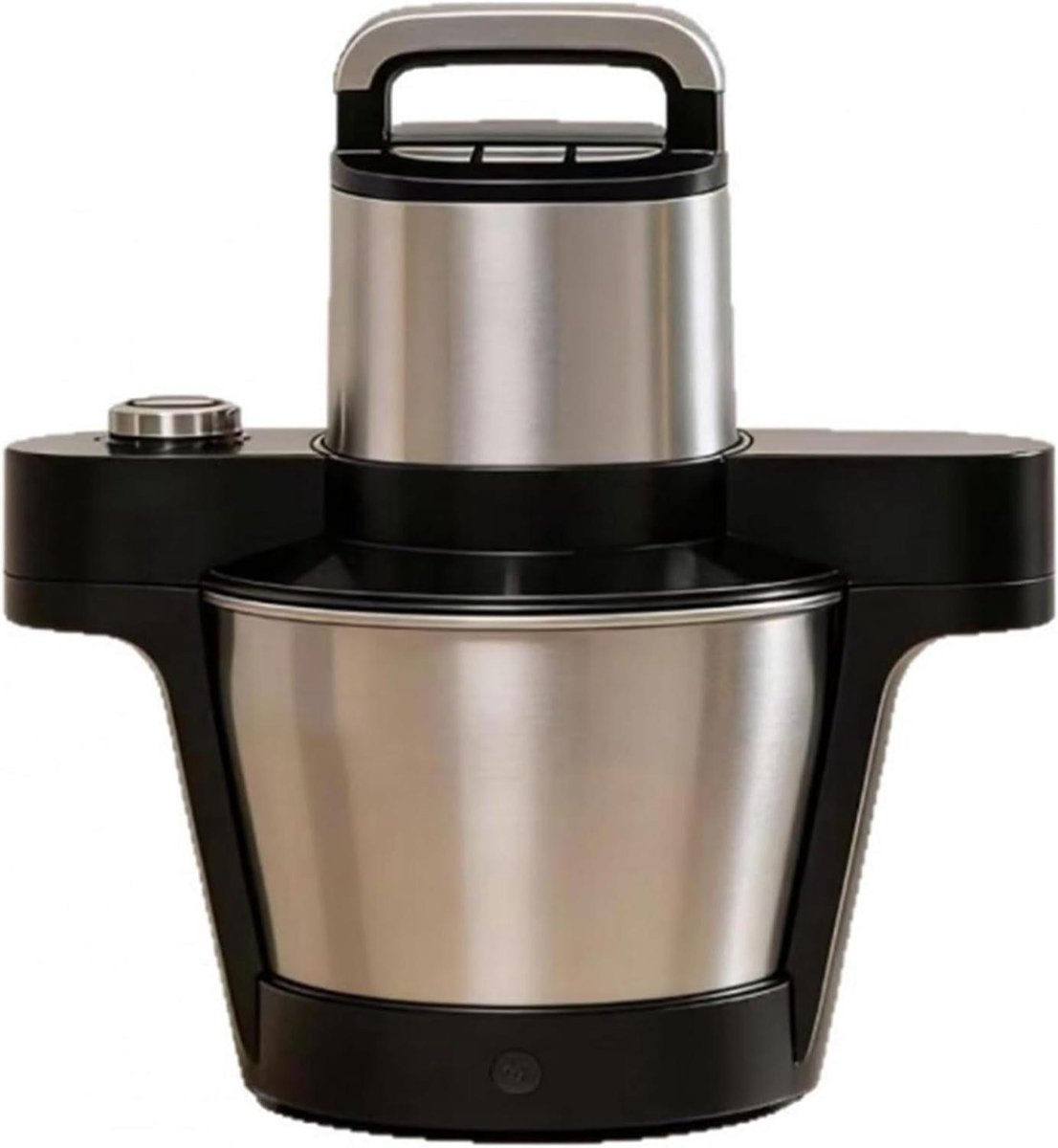 Keukenmachine - Kookstamper Yam Processor - Afrikaans Eten Bereiden - Automatisch Koken Stampen - 6L Capaciteit - Zilver