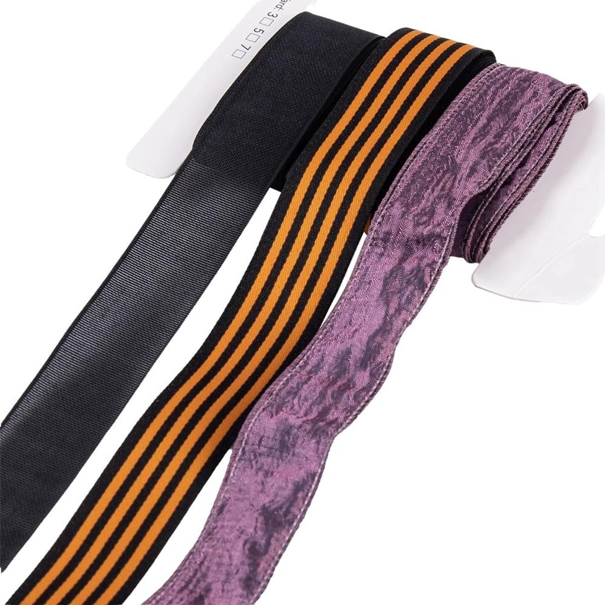 9 yards 25 mm Halloween themaband Halloween band met draadrand gothic thema oranje paars zwart feestdagen ripslint voor het naaien verpakken maken van geschenken knutselen party