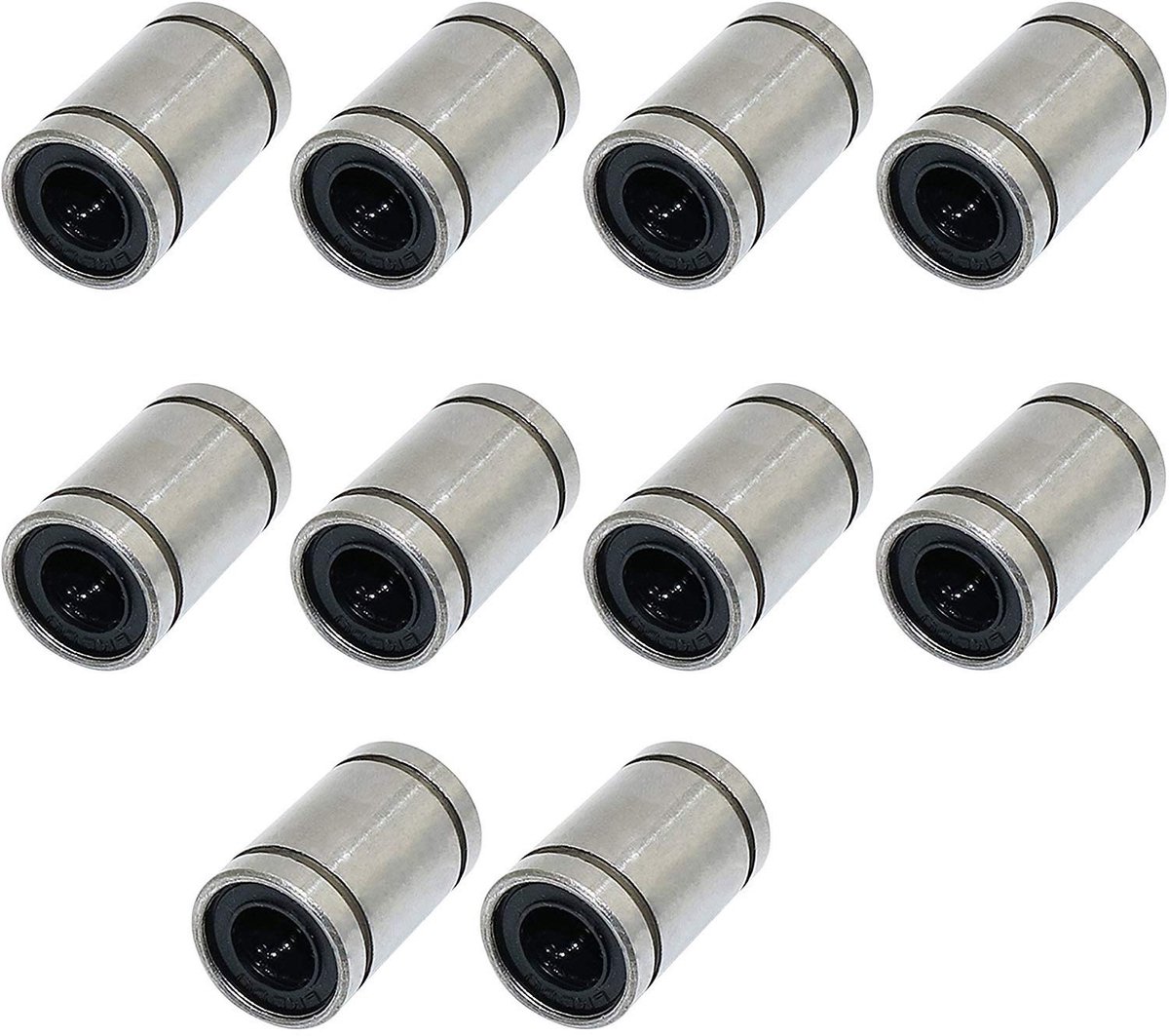 10 stks LM8UU 8x15x24mm Dubbelzijdige Rubber Seal Lineaire Motion Kogellager