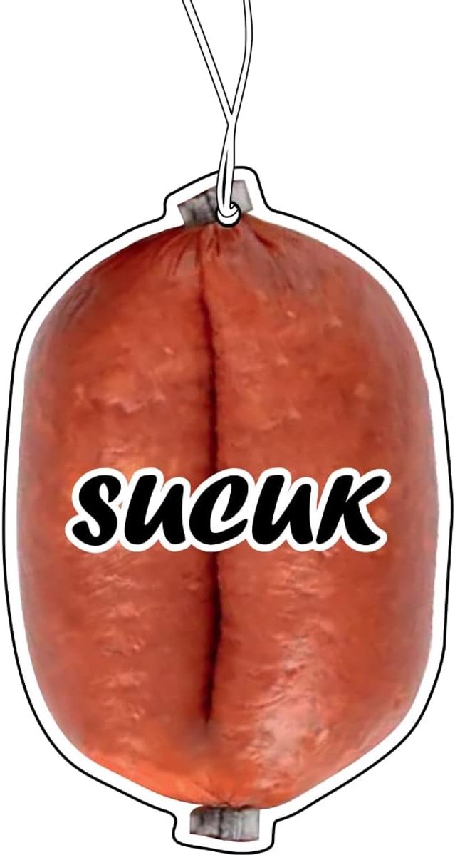 Geurboom voor de auto, grappige worst, Turks, geurdispenser, tuning, car air freshener, geurhangerset