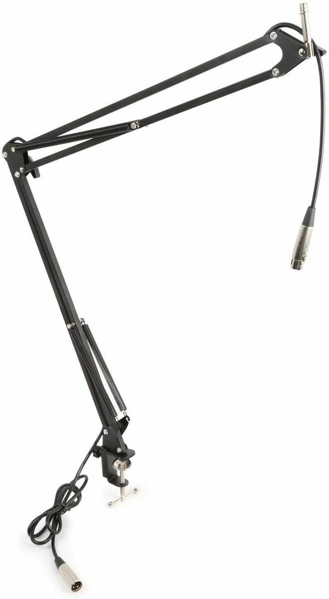 Verstelbare broadcast microfoon arm tafelmontage