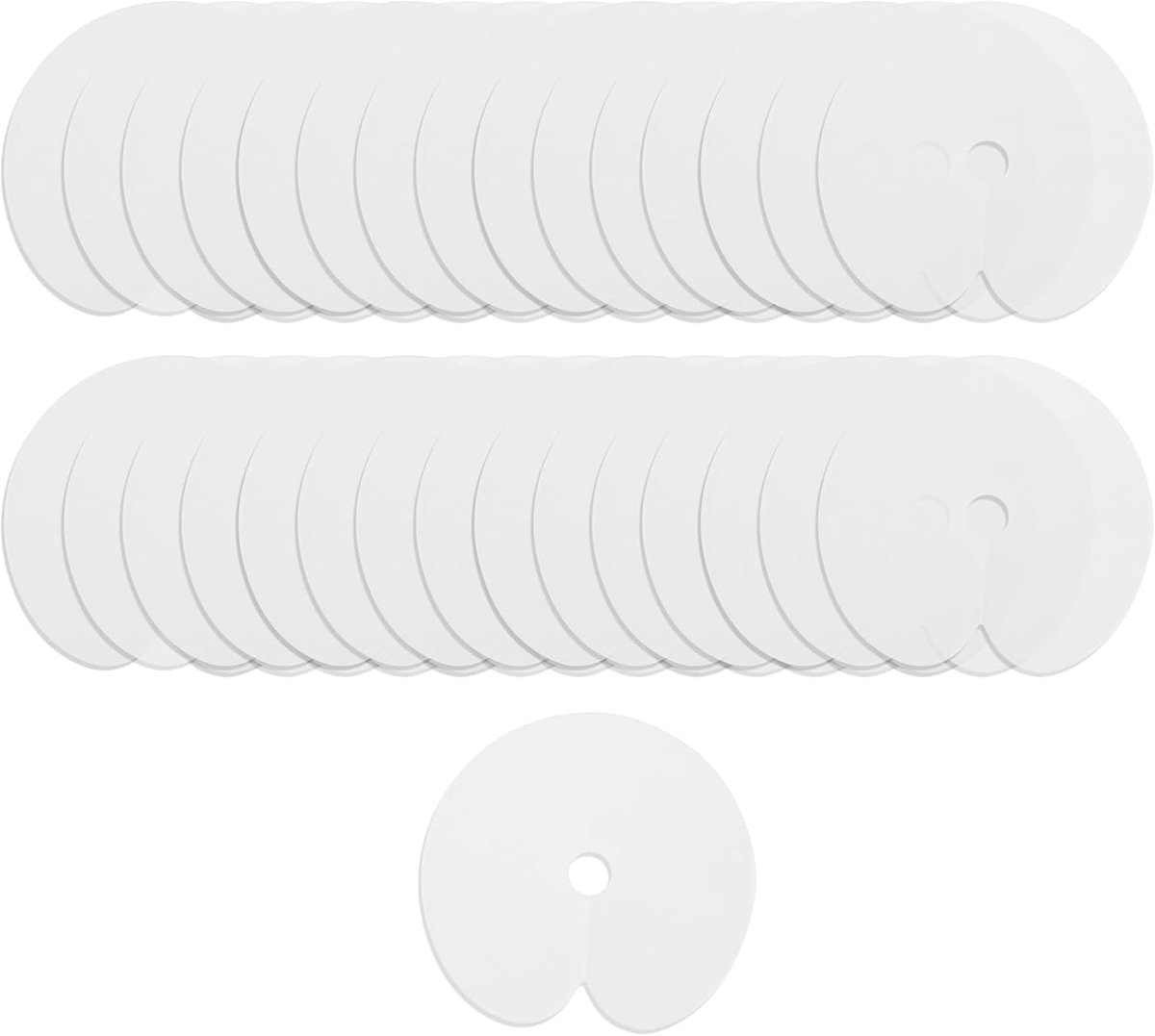 30 stuks hairextensions sjabloon, hairextensions bescherming, hairextensions spacer, haar template sectie, hairextensions bonding extension