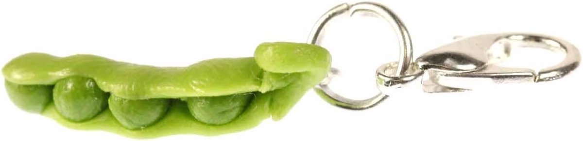 Erwt Pod Groenten Charm Hanger Armband Voedsel Cawaiii, 20mm, niet bekend