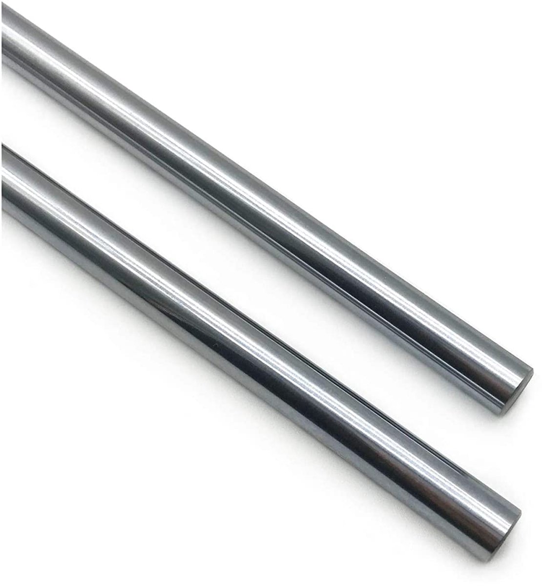 2 stuks 8 mm x 250 mm lineaire geleiding, lineaire as, stalen cilinder, lineaire rail, optische as voor 3D-printers, doe-het-zelf, computergestuurd - metrische H8 tolerantie (250 mm, diameter: 8 mm)