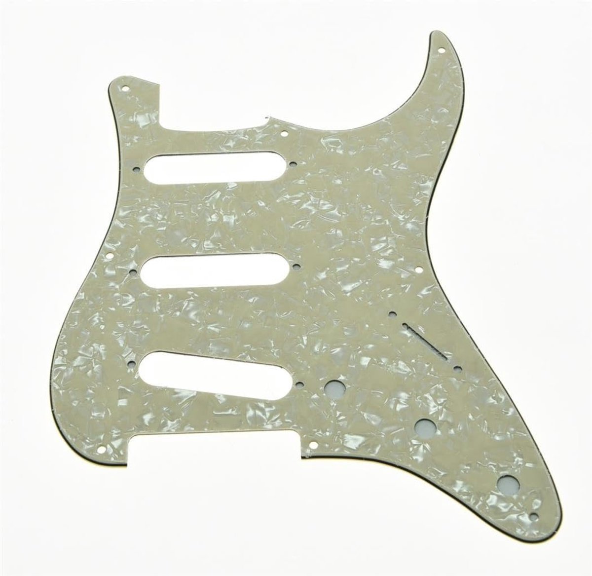 8-gats Amerikaanse vintage stijl Strat SSS Pickguard ST gitaar plectrum bescherming krasplaat voor Strat/Stratocaster Aged Pearl