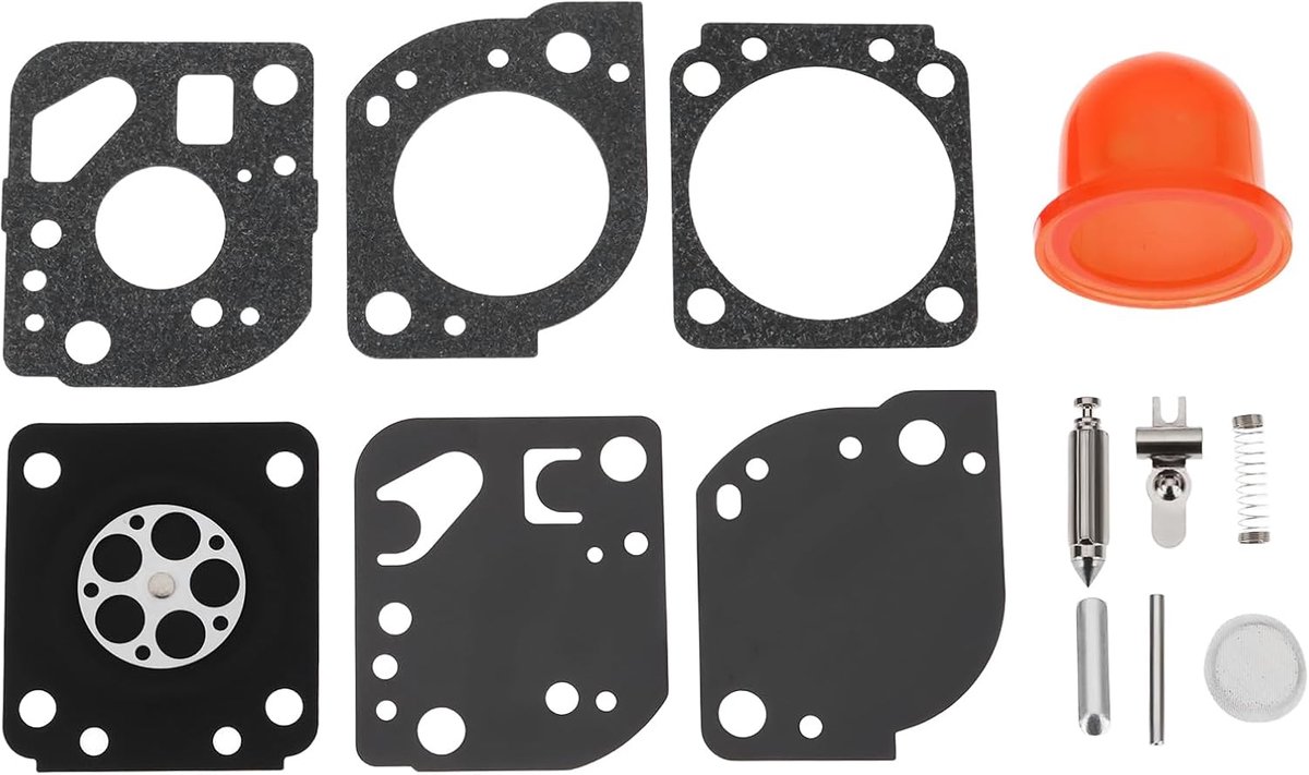 1 Set Lawnmover Carburateur Rebuild kit C1U-W19 Compatibel met Zama RB-117