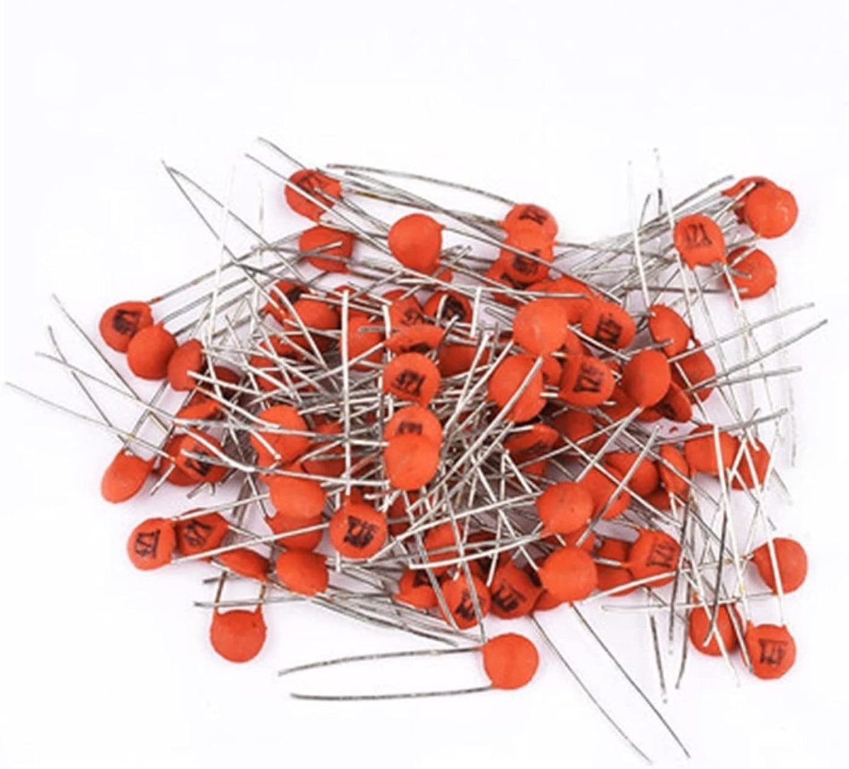 Keramische schijfcondensator 10nF - 50 stuks - constante diëlektrische eigenschappen - ShopVlot