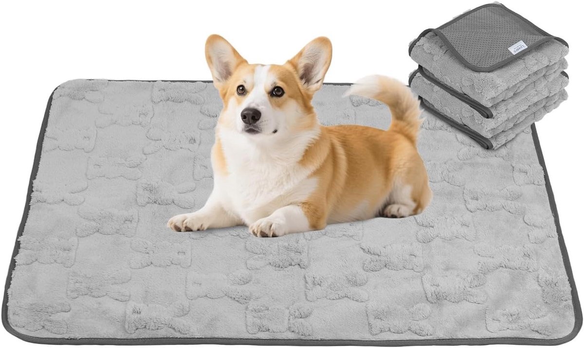 Hernieuwbare honden training pads - Set van 2 - Wasbare puppy pads - Super absorberend en waterproof - ShopVlot