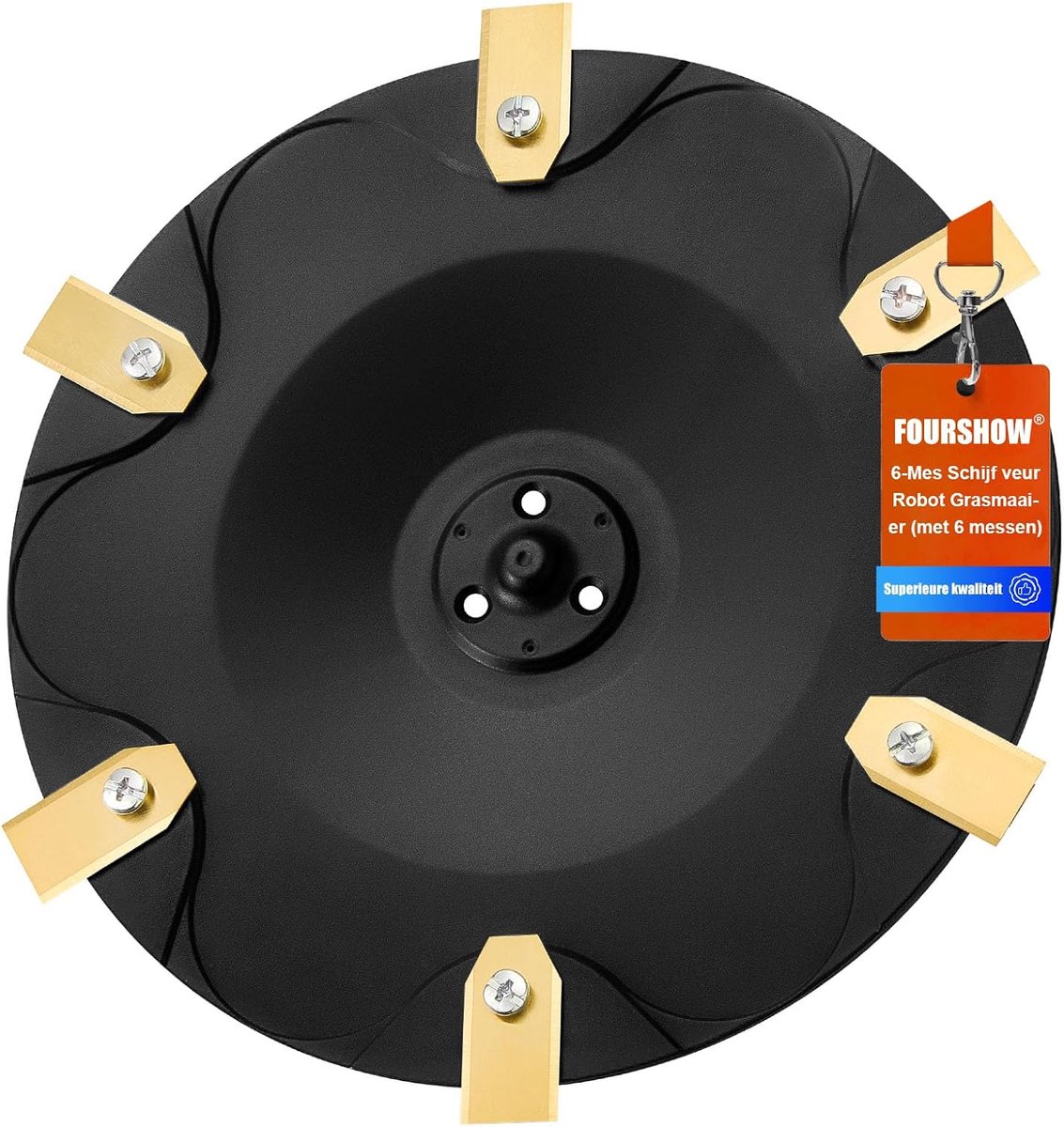 Mes schijf 6 stuks - Compatibel met Gardena Sileno - Polyamide nylon - Efficiënt snijden - ShopVlot