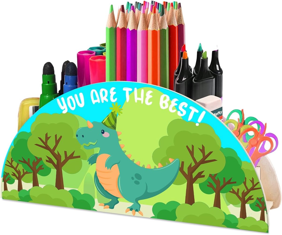 Pennenhouder voor kinderen - Houten organizer - Multifunctionele opbergruimte - Ideaal voor schoolbenodigdheden - ShopVlot