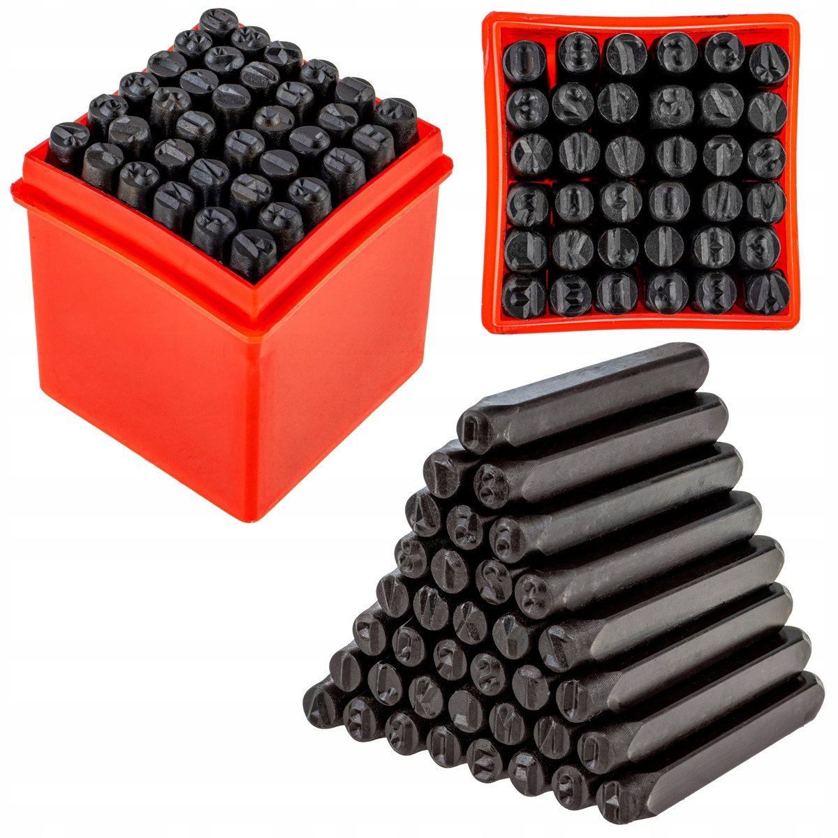 Kraft&Dele 36-delige stempelset: letters, cijfers en symbolen (8 mm)