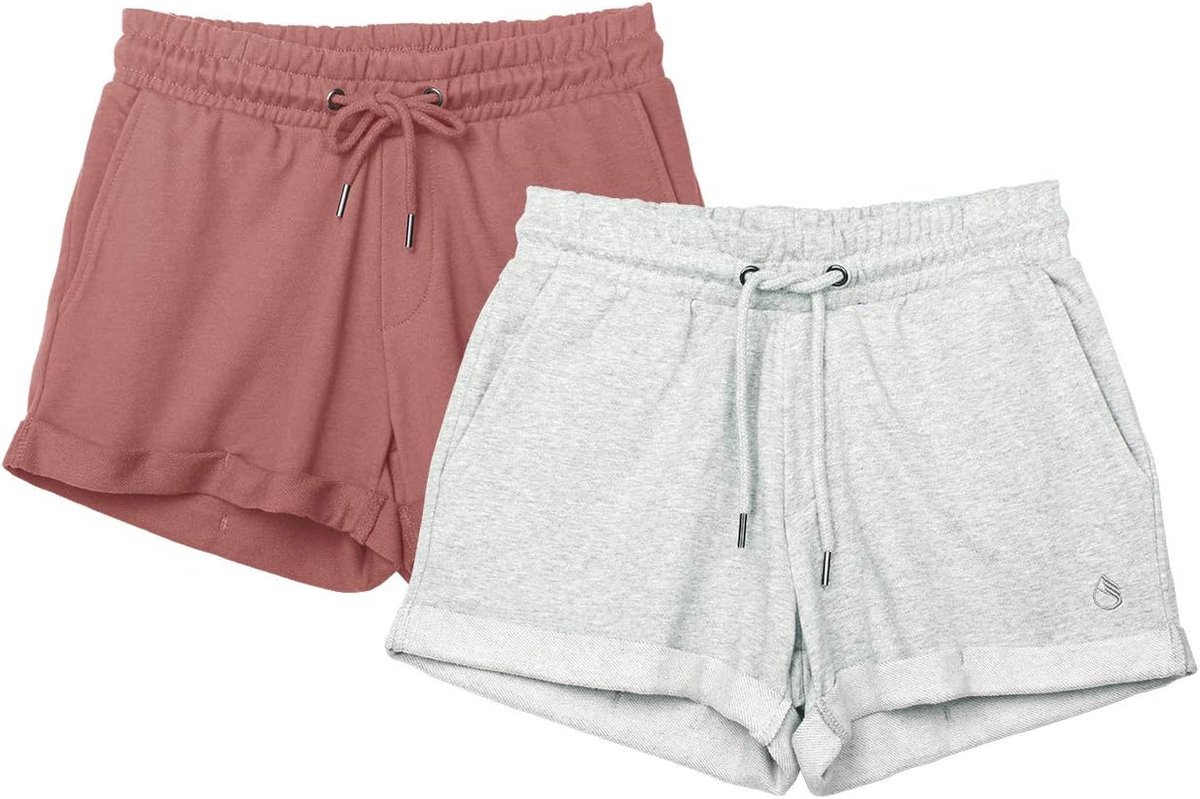 sportshorts dames 2 paar - ademend materiaal - comfortabel - ideaal voor fitness - SnelShoppen