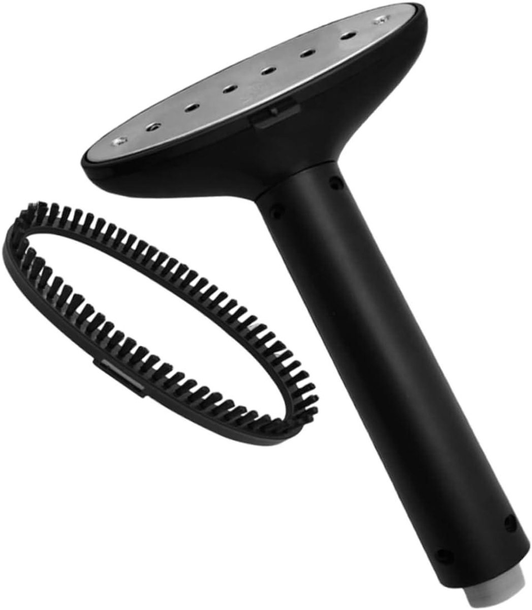 Kledingstomer Mondstuk - Stoomkop Stoomijzer - Kreukels Verwijderen - Geïntegreerde Borstel - 25 cm - Zwart