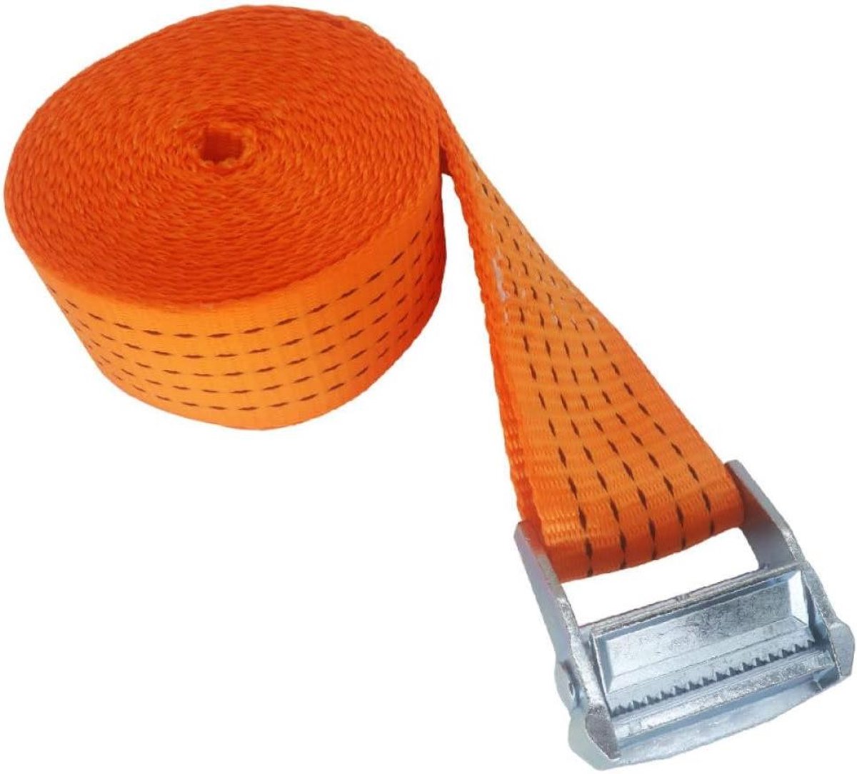 Spanband met Ratel - Bindriem Polyester - Lading Zekeren - Hoge Treksterkte - 5 Meter - Zwart