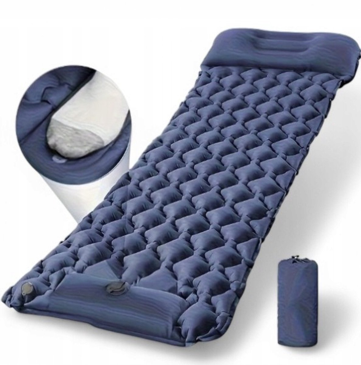 Zelfopblazend Campeer-/Slaapmat met Pomp 190x60cm