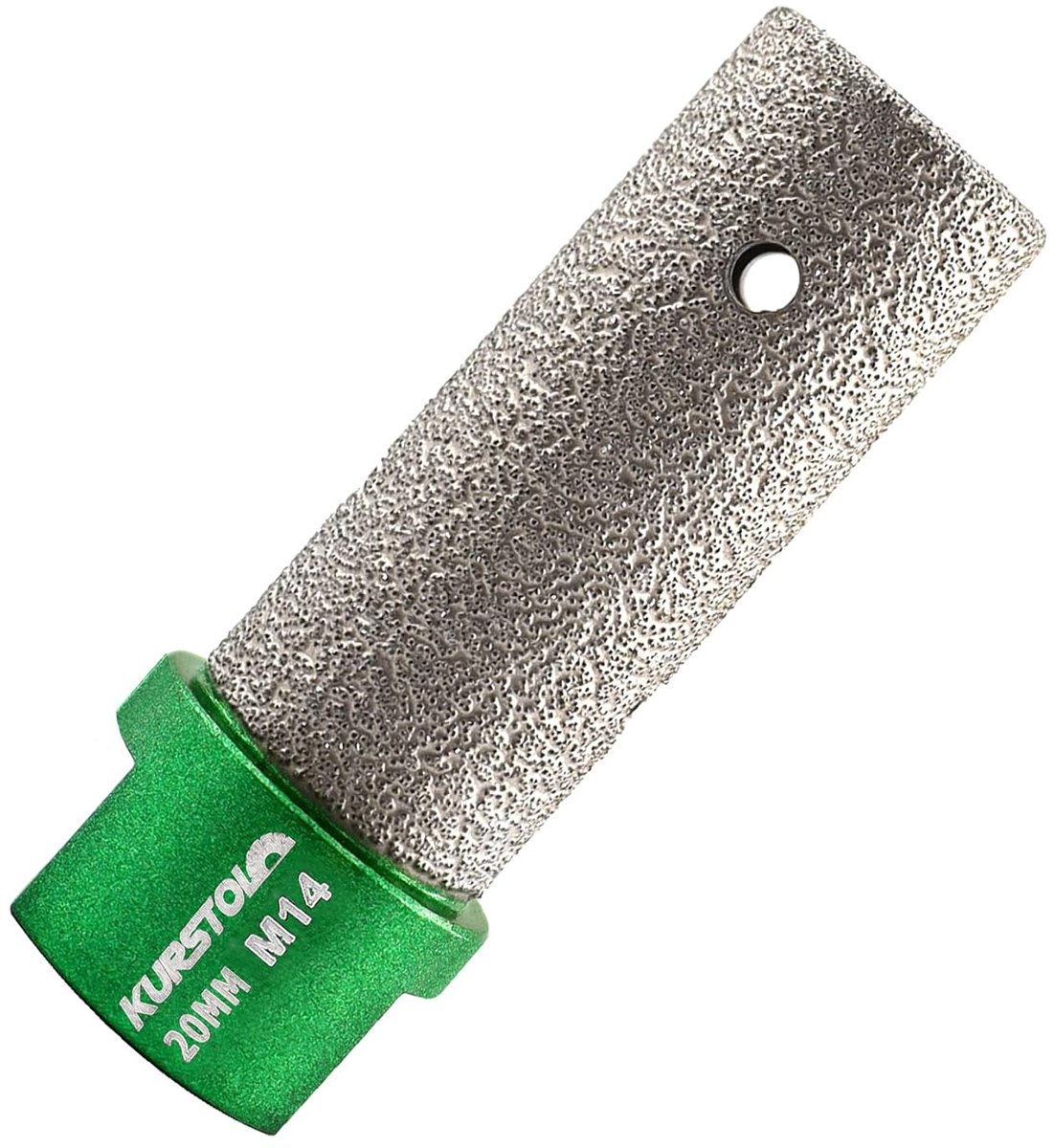 Diamant vingerfrees - 20mm diameter - M14 schroefdraad - voor het vormen van gaten in keramiek en natuursteen - ShopVlot