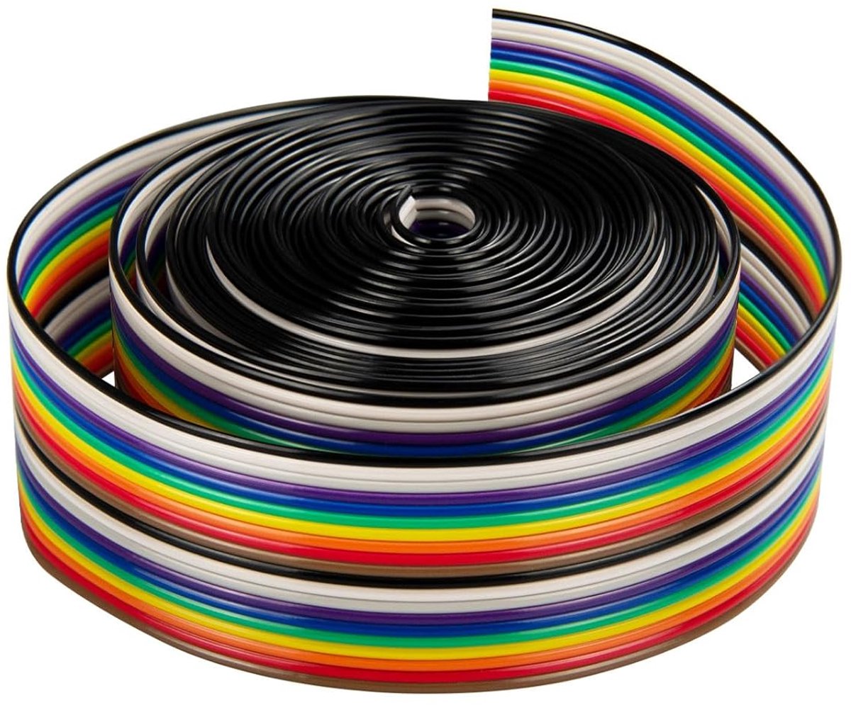 Flat ribbon kabel 20 draad 3 m - 28AWG - flexibel en duurzaam - ideaal voor elektronica - ShopVlot