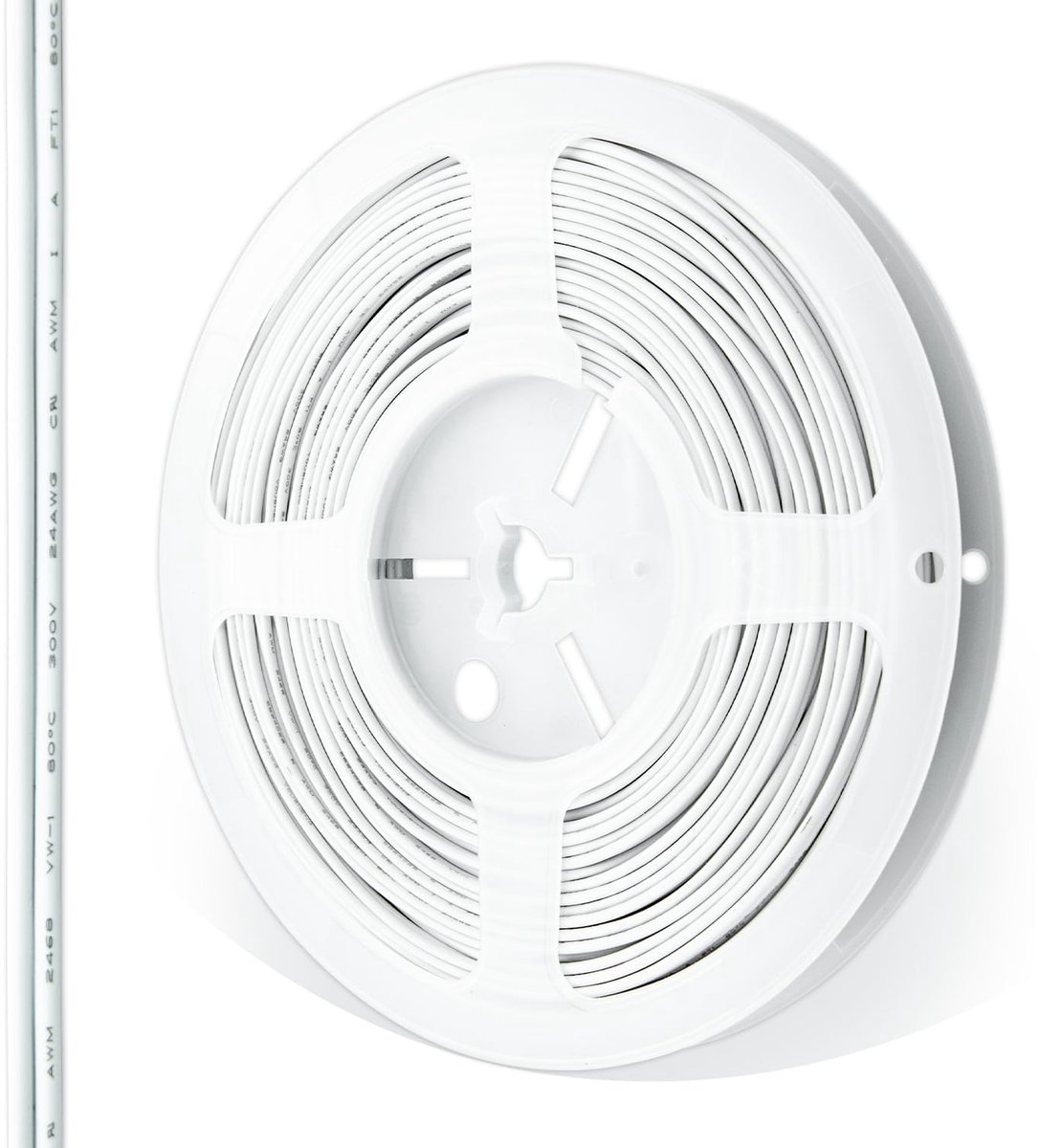 2-aderige kabel 20 m - 24 AWG PVC-flexibel - geschikt voor laag vermogen - ideaal voor huishoudelijke apparaten - ShopVlot
