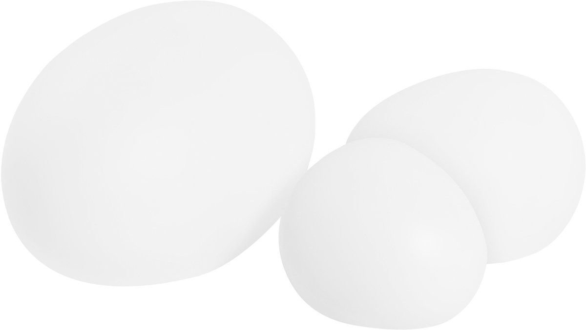 STOTTS - Set van 3 LED bollampen - Wit - Polypropyleen