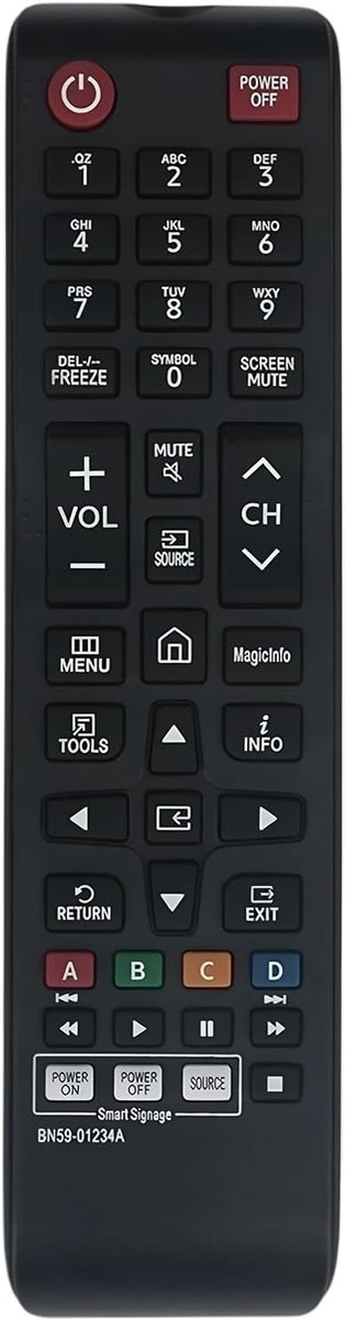 Afstandsbediening vervanging - BN59-01234A - Geschikt voor Samsung TV - Eenvoudig in gebruik - ShopVlot