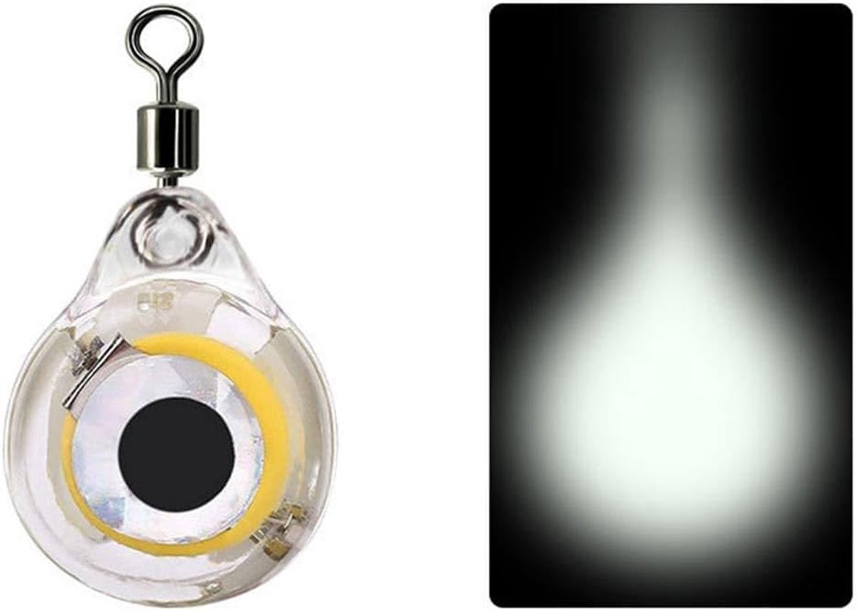 Set van 2 led-onderwaterloklichten - wit licht - voor zoet en zout water - tot 180 uur gebruik - ShopVlot
