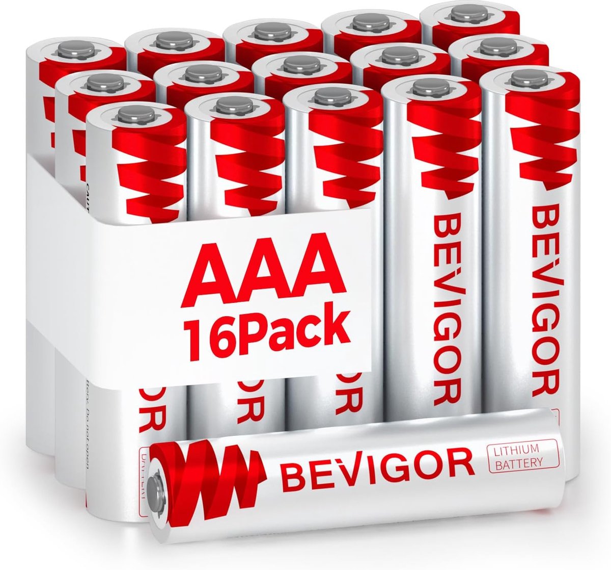 AAA batterijen 16 stuks - 1.5V 1200mAh hoge capaciteit - niet-oplaadbaar - ideaal voor speelgoed en apparaten - ShopVlot