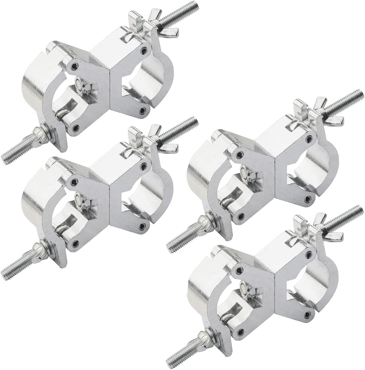 C-clamps voor podiumverlichting - verstelbaar 30-35 mm - robuust aluminium - eenvoudige installatie - ShopVlot