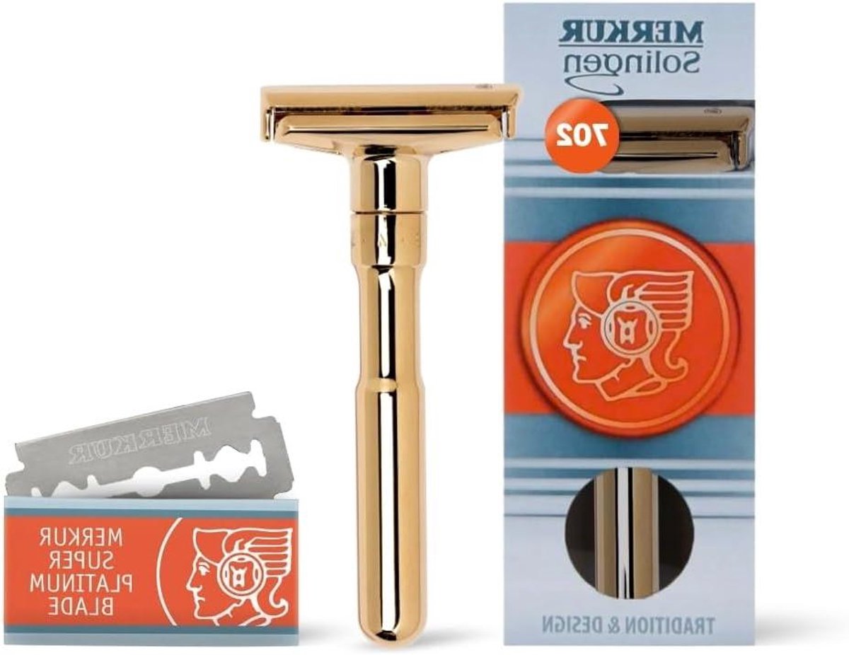 Scheermes Futur - Scheerapparaat Goud - Glad Scheren - Verstelbare Bladpositie - 120 g - Goud