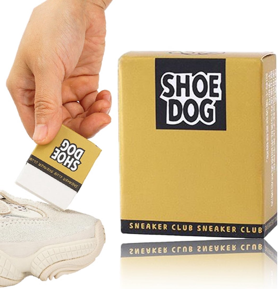 Suede schoenen reiniger rubber - hoogwaardig materiaal - effectief voor nubuck en suede - zacht en veilig - SnelShoppen
