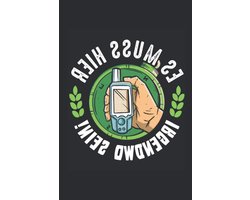 Geocacher Notizbuch - Geocache Logboek - Geocaching Logs Bijhouden - GPS Tracker Motiv - 6x9 Inch - Mat