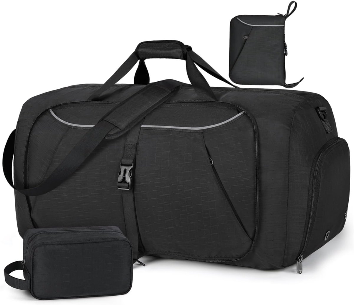 Opvouwbare reistas 100 L - grote sporttas - lichtgewicht met schoenenvak - ideaal voor weekendtrips - ShopVlot