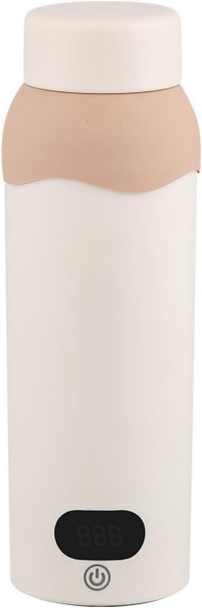 Draagbare Reiswaterkoker - Mini Waterkoker - Reizen en Kamperen - 6 Temperatuurinstellingen - 500 ml - Zilver
