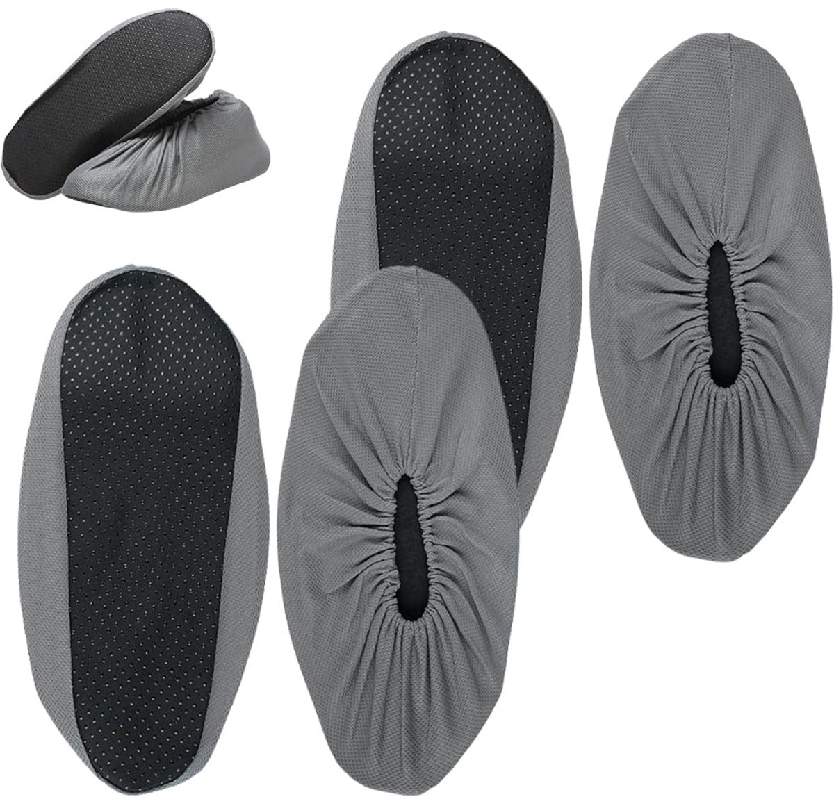 Overschoenen 2 paar - waterdicht - antislip - ademend voor thuiskantoor - ShopVlot
