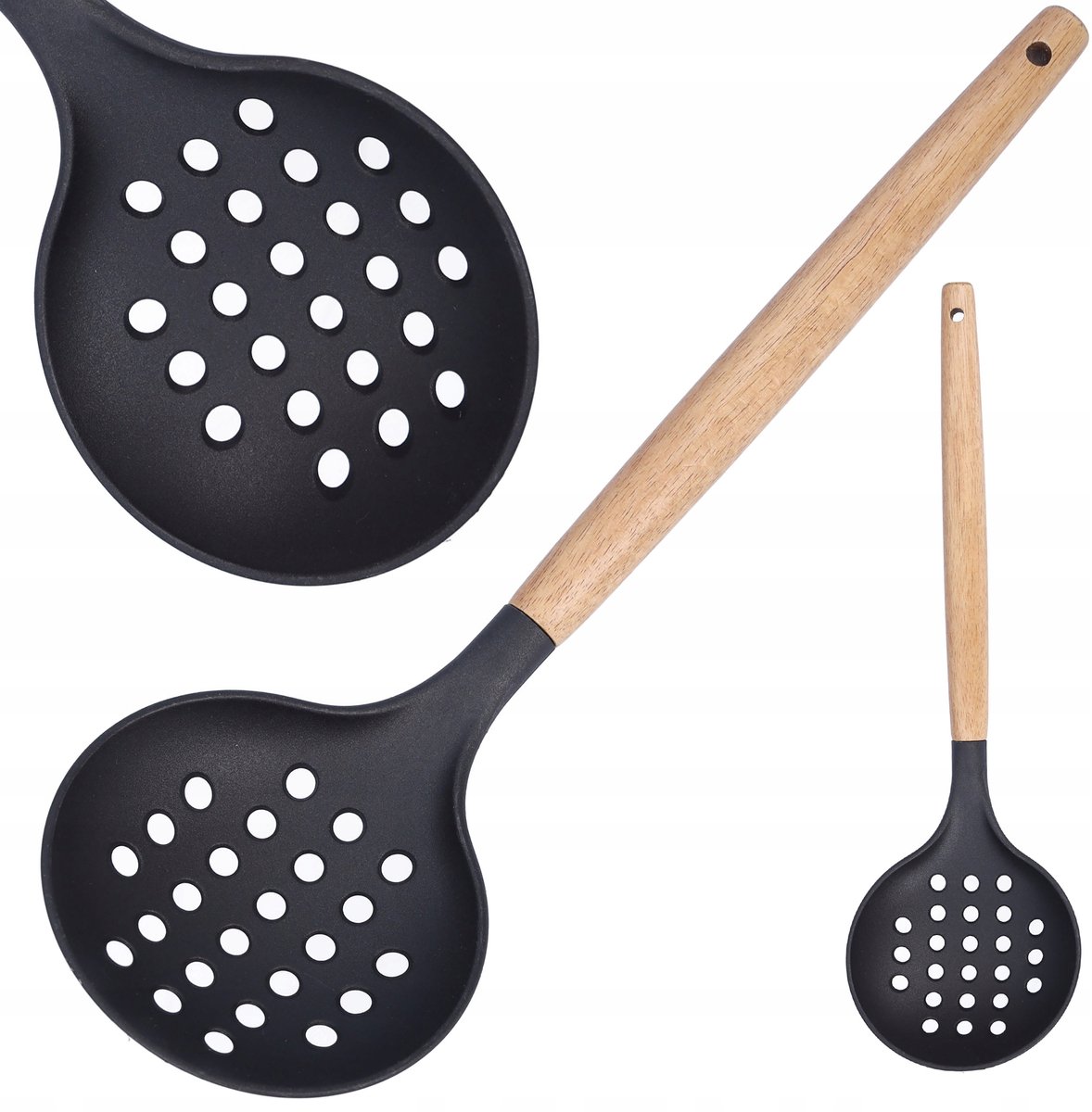Zeeflepel met handvat - Ideaal voor dumplings, noedels en meer
