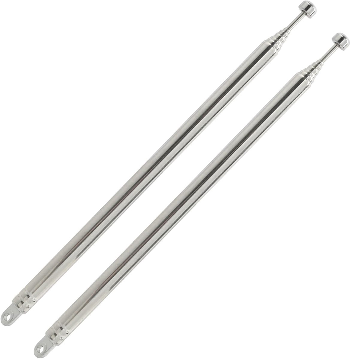 FM radio antenne set 2 stuks - uitbreidbaar tot 74 cm - verbeterde ontvangst - ideaal voor stereo systemen - SnelShoppen