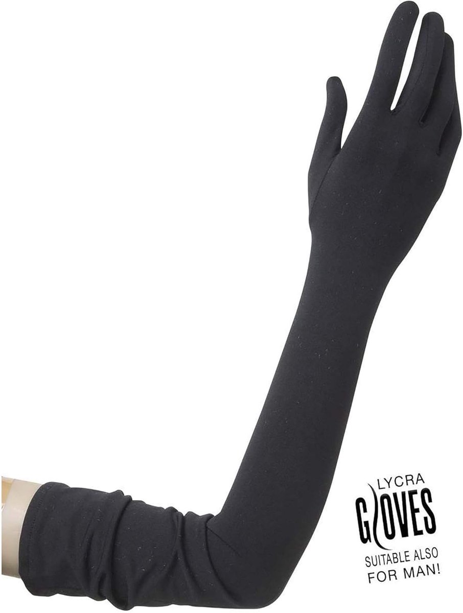 Handschoenen 60 cm lang - carnaval jaren 20 - feesteffect - stijlvol feestaccessoire - SnelShoppen