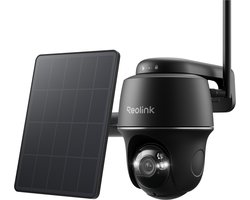 Reolink Argus PT - 2K 5MP Draadloze Batterij-buitencamera - Pan/Tilt 360° Zicht - Kleuren Nachtzicht - Slimme Personen-/Voertuigdetectie - Met Zonnepaneel