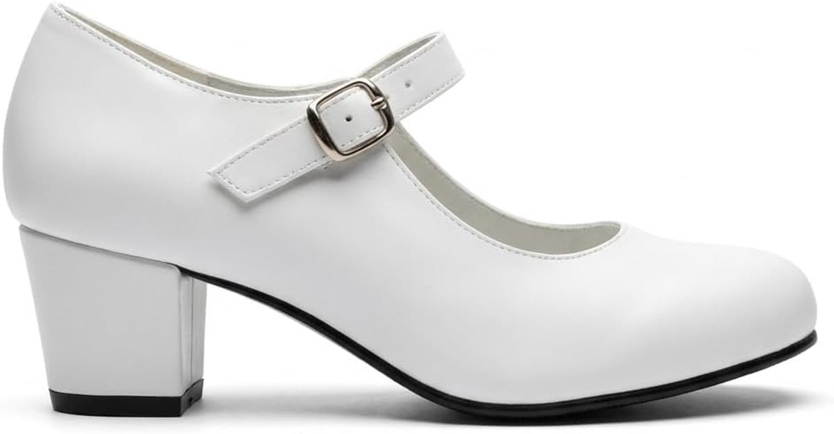 Flamenco schoenen voor meisjes - Sevillane handgemaakt in Spanje - leer - perfect voor danslessen - SnelShoppen