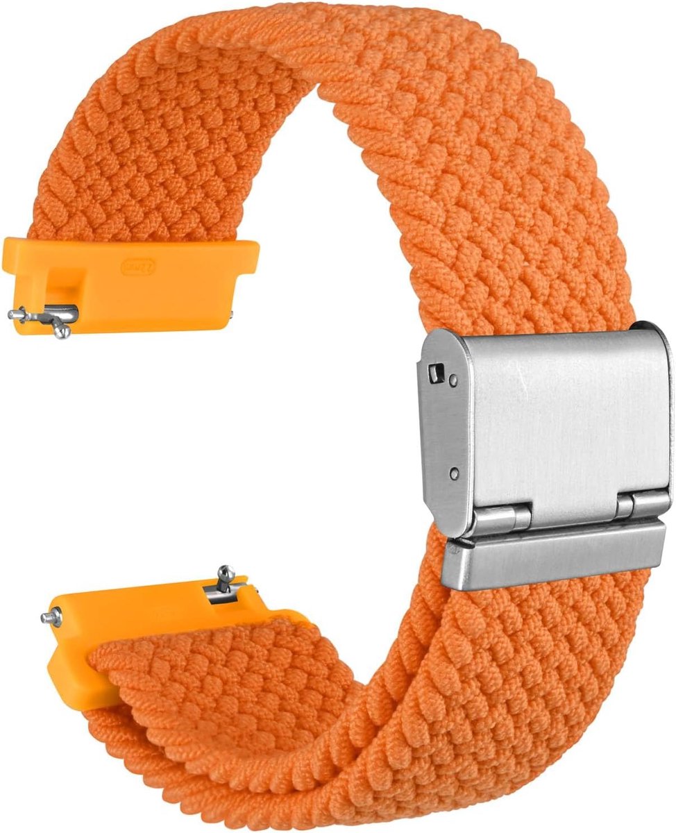 Woven nylon horlogeband 18mm 19mm 20mm 21mm 22mm - verstelbare gesp - gevlochten sportband - SnelShoppen
