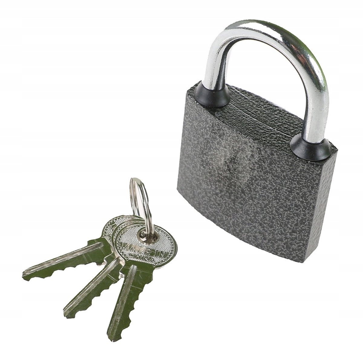 Metalen hangslot met afdichting 50 mm, 3 sleutels