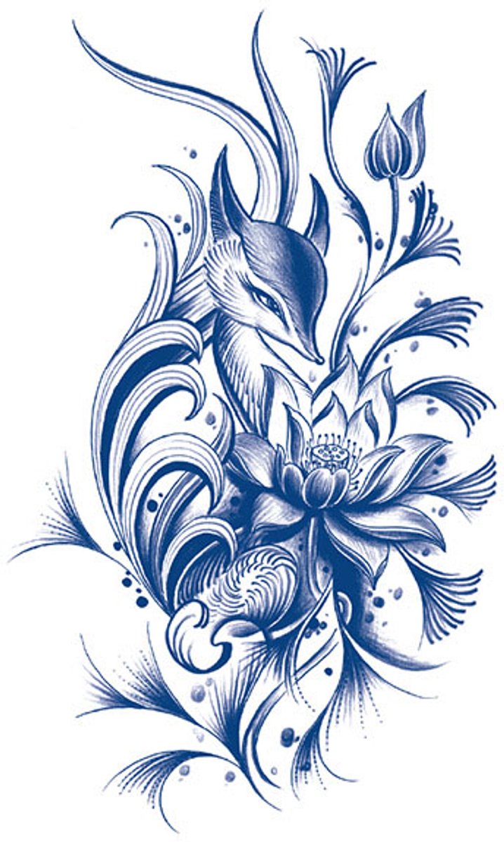 Tijdelijke tattoo Lotus Whisper 2 weken