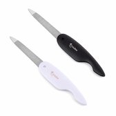 Fritzline 2x Inklapbare Reisnagelvijl - nagelvijl - vijl - nagelveil - nagelverzorging - teennagel vijl - diamantvijl - nail file - nagelvijl metaal - nagelvijlen - veil