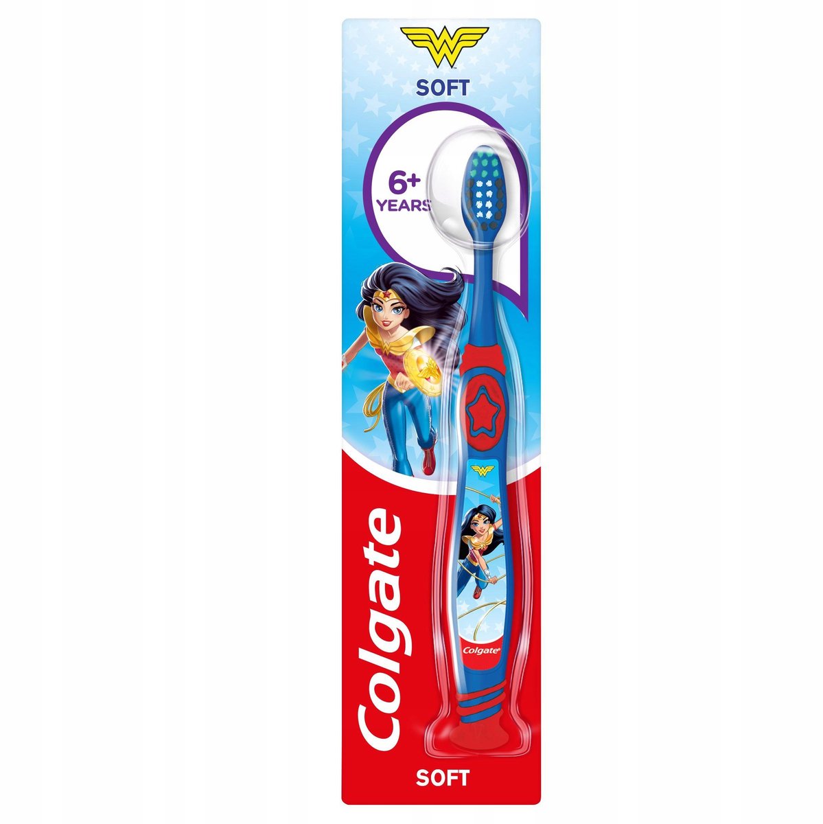 Colgate Smiles Kids 6+ kinder tandenborstel, zacht, 6-9 jaar