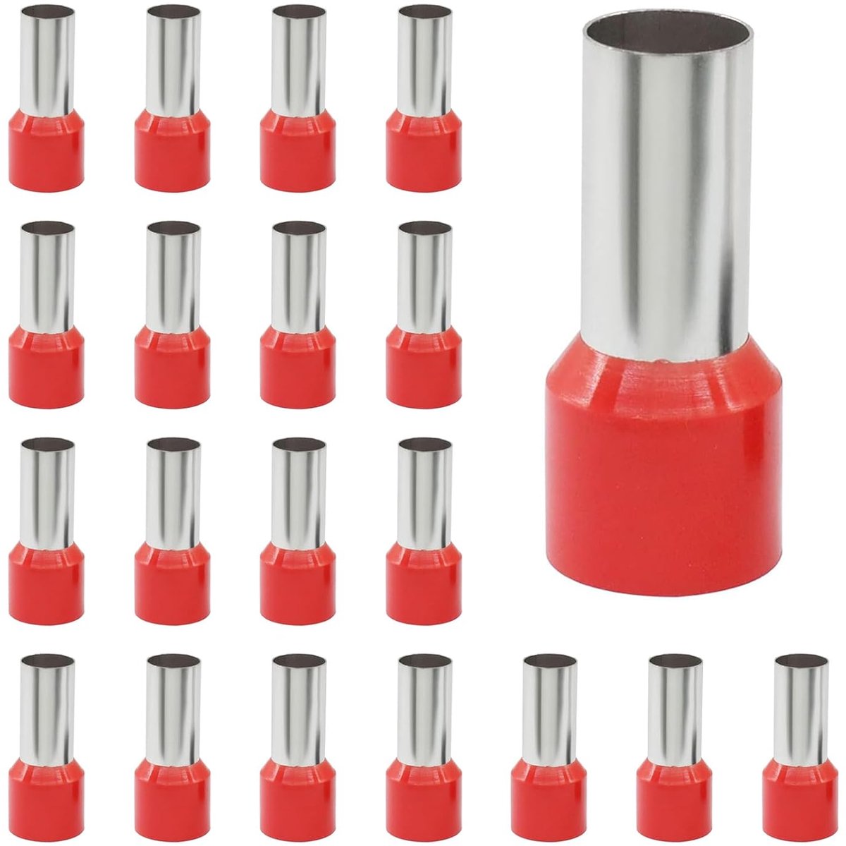 Kabelschoen 10 mm² - Rood - Geïsoleerd - Betrouwbare verbinding - ShopVlot