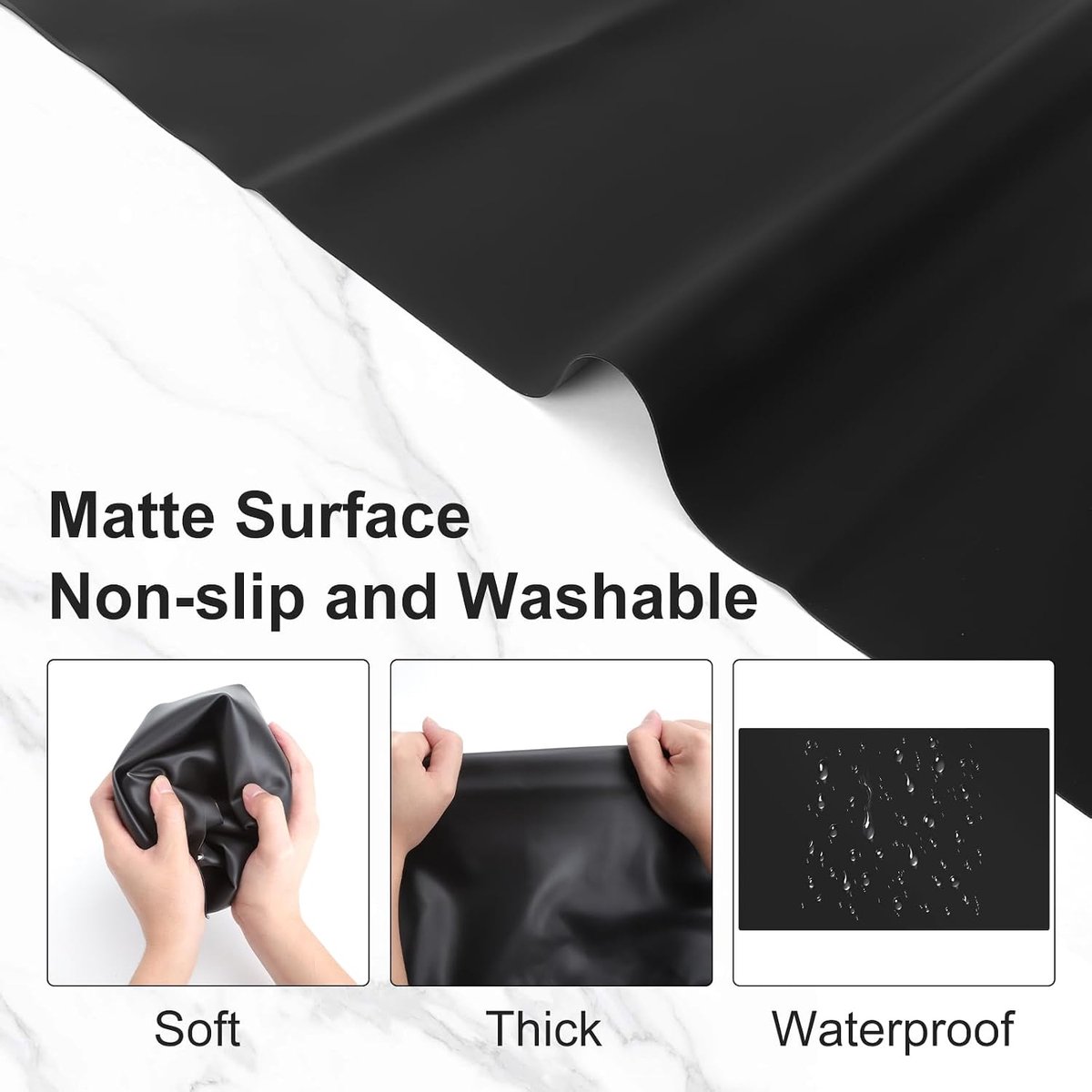 Siliconen Mat voor Knutselen 70x50cm - Wasbare Kindertafelmat - Antikleef Coating - Ideaal voor Schilderen - SnelShoppen